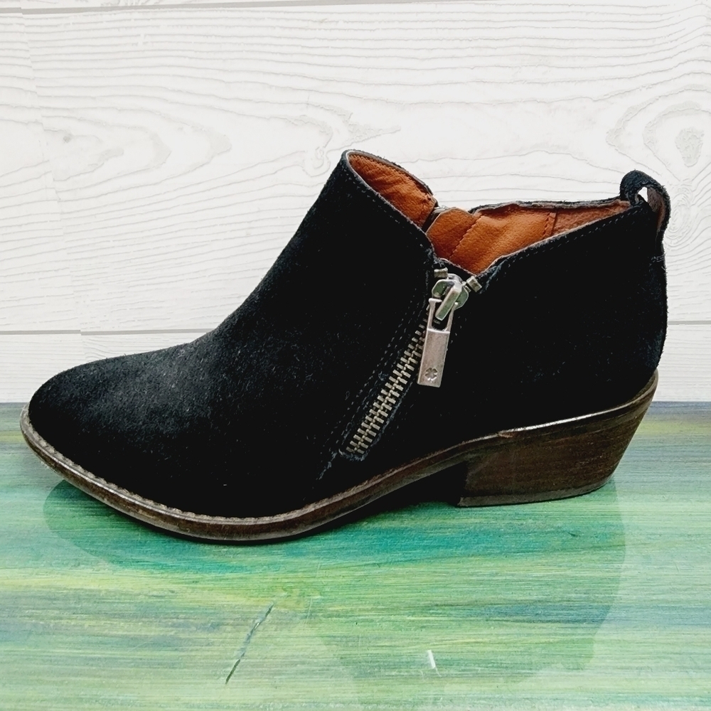 Lucky Brand Suede Booties